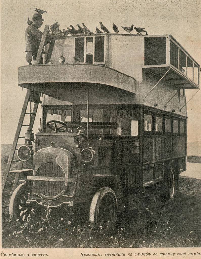 800px-Голубиный_автомобиль_французской_армии._Фото_из_журнала_Нива_№47-1916